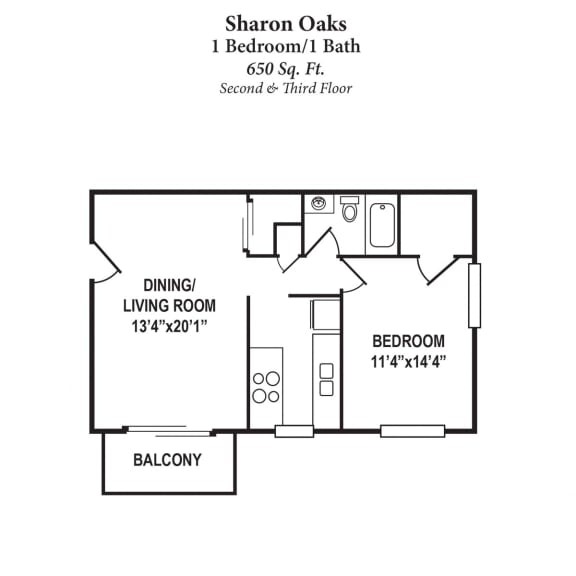 Floor Plans of Forest Park Apartments in Forest Park, OH